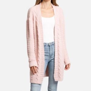 Abercrombie and fitch pink cardigan